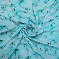Attractive Sky Blue Leaves Digital Printed Fabric - Pure Georgette – pg 0 ta05861p5 110 attractive sky blue leaves digital printed fabric pure georgette 1