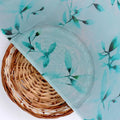 Attractive Sky Blue Leaves Digital Printed Fabric - Pure Georgette – pg 0 ta05861p5 110 attractive sky blue leaves digital printed fabric pure georgette 2