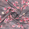 Pinkish Flower Bunch Repeat Digital Printed Fabric - Pure Georgette – pg 0 ta06246 110 pinkish flower bunch repeat digital printed fabric pure georgette 1