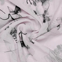 Black Floating Flowers Digital Printed Fabric - Pure Georgette – pg 0 ta06256 110 black floating flowers digital printed fabric pure georgette 1