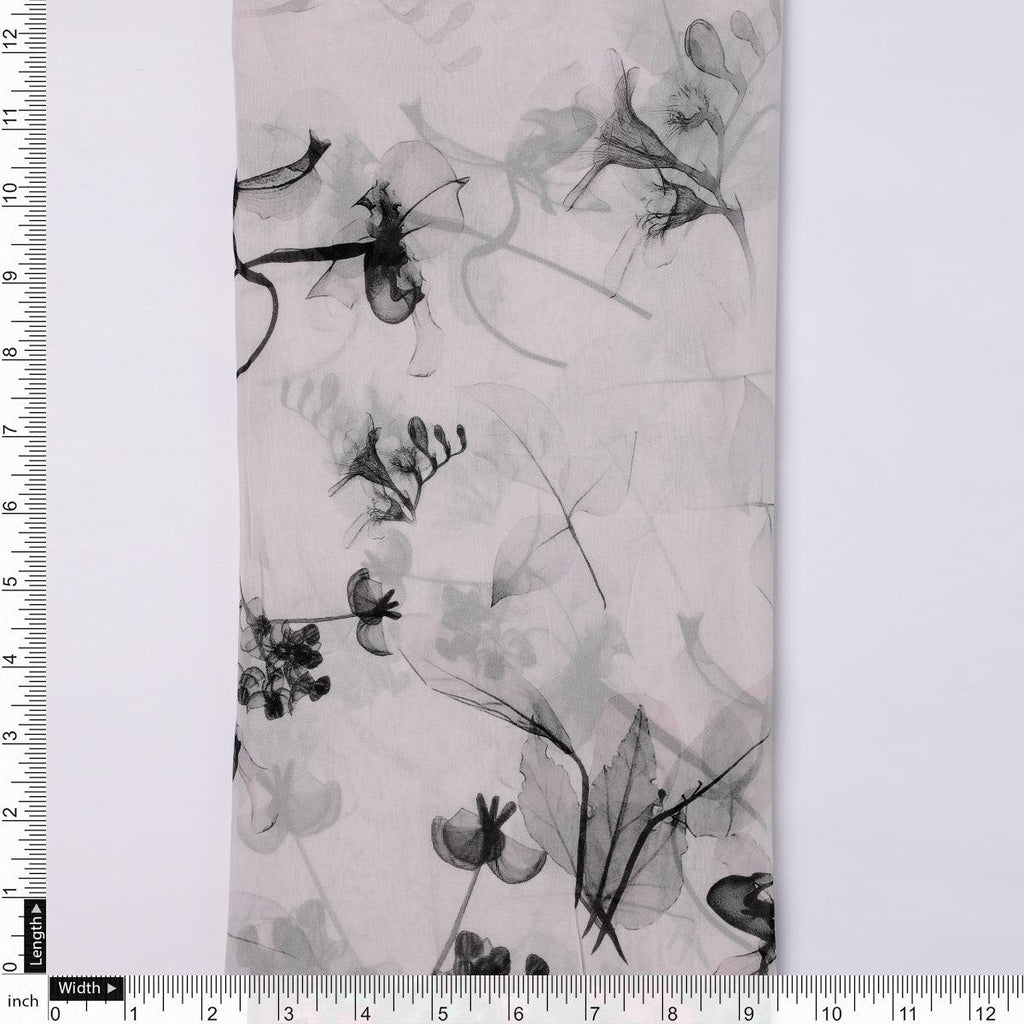 Black Floating Flowers Digital Printed Fabric - Pure Georgette – pg 0 ta06256 110 black floating flowers digital printed fabric pure georgette 4