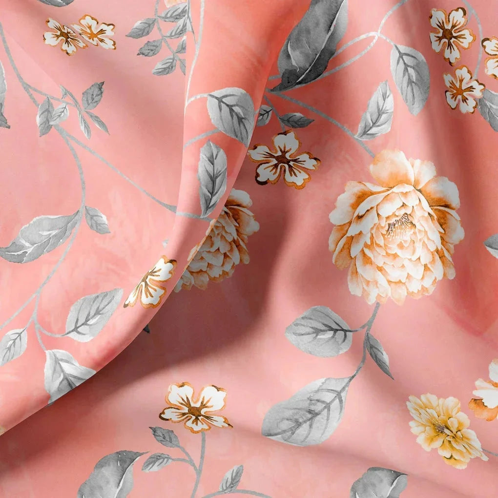 Beautiful Red Base Floral Vine Digital Printed Fabric – pg 0 ta06679 110 beautiful red base floral vine digital printed fabric 1