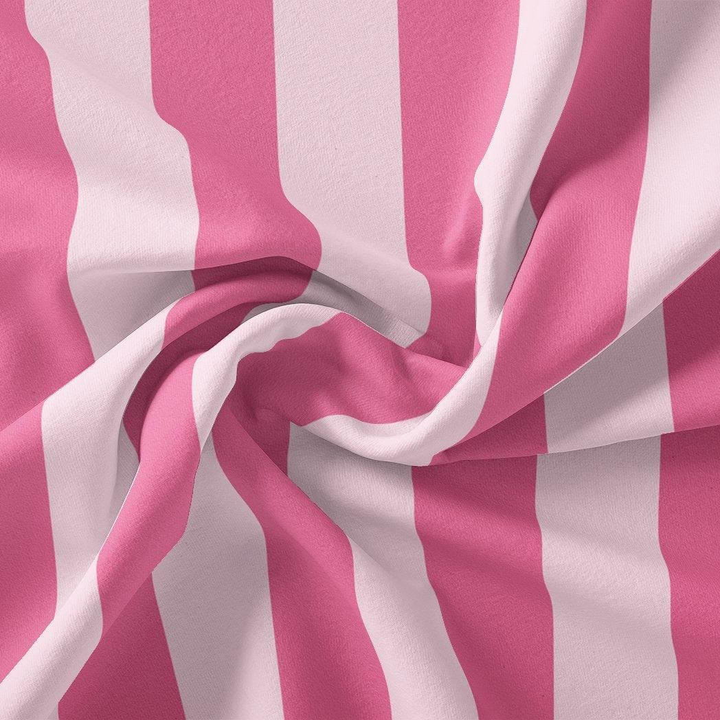 Peach And Pink Stripes Digital Printed Fabric  - Pure Georgette – pg 0 ta07536 110 peach and pink stripes digital printed fabric pure georgette 3
