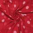 Huge Red Polka Dot Digital Printed Fabric  - Pure Georgette – pg 0 ta07539 110 huge red polka dot digital printed fabric pure georgette 1