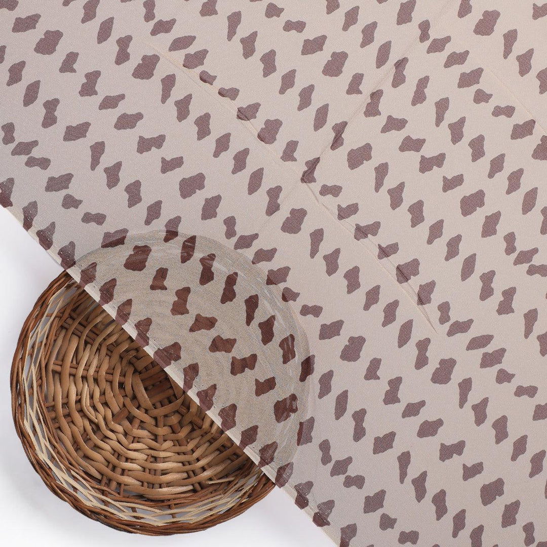 Brown Stones Digital Printed Fabric - Pure Georgette - FAB VOGUE Studio®