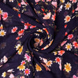 Tiny Colorfull Orchids Floral With Blue Background Digital Printed Fabric - Pure Georgette – pg 0 ta07814p1 110 tiny colorfull orchids floral with blue background digital printed fabric pure georgette 1