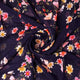 Tiny Colorfull Orchids Floral With Blue Background Digital Printed Fabric - Pure Georgette – pg 0 ta07814p1 110 tiny colorfull orchids floral with blue background digital printed fabric pure georgette 1