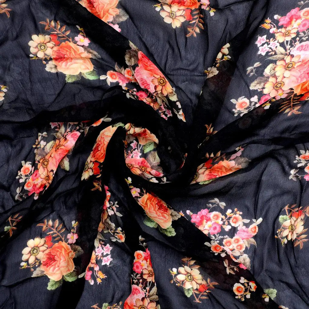 Unique Seamless Multitype Flower Digital Printed Fabric - Pure Georgette – pg 0 ta07849p5 110 unique seamless multitype flower digital printed fabric pure georgette 1