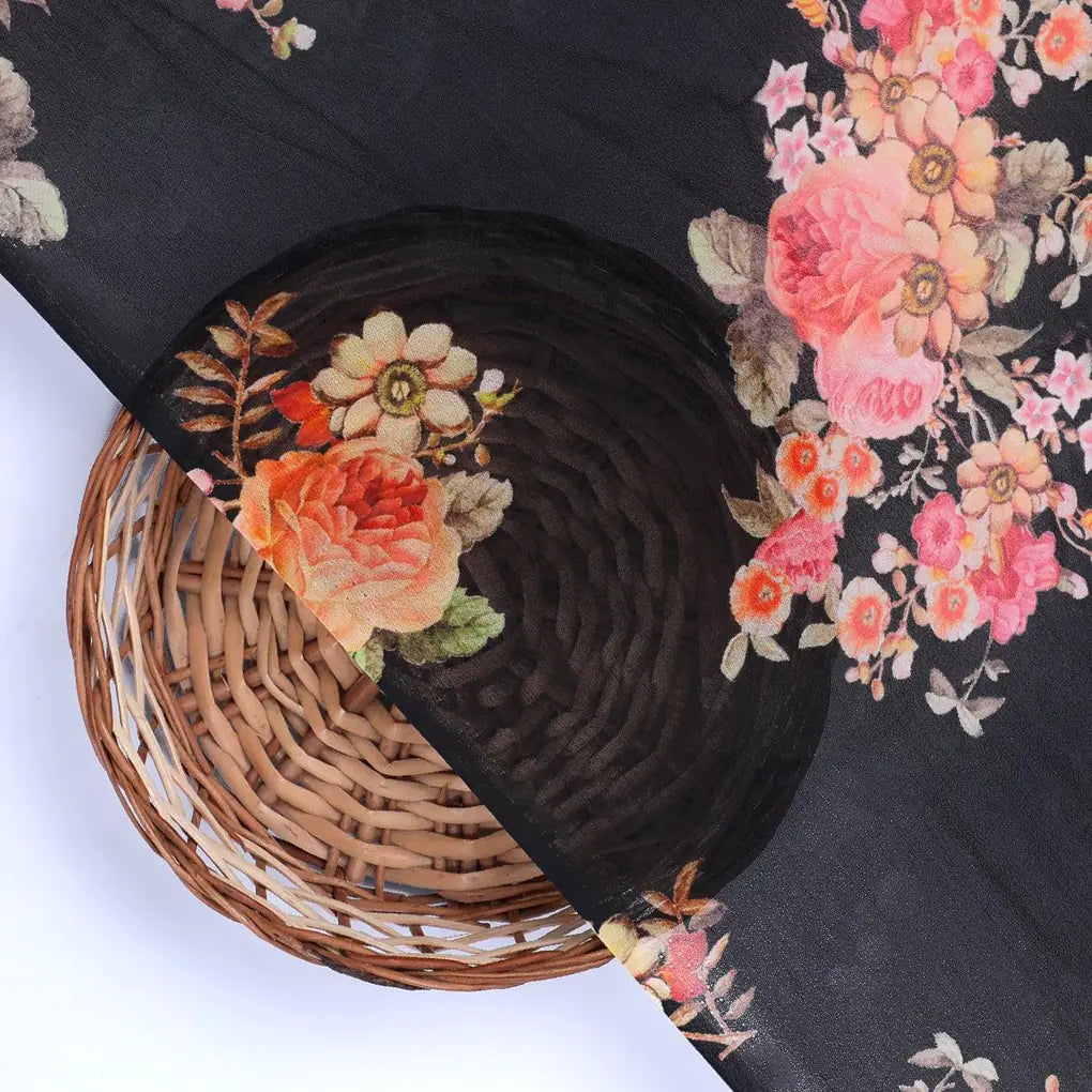 Unique Seamless Multitype Flower Digital Printed Fabric - Pure Georgette – pg 0 ta07849p5 110 unique seamless multitype flower digital printed fabric pure georgette 2