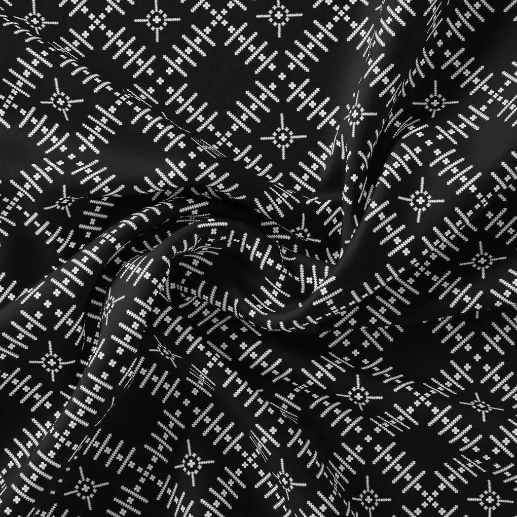 Morden Digital Art Of Doted Lining Digital Printed Fabric - Pure Georgette – pg 0 ta08267p 110 morden digital art of doted lining digital printed fabric pure georgette 1