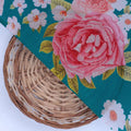 Beautiful Multicolour Anemone Roses Digital Printed Fabric - Pure Georgette – pg 0 ta08277p 110 beautiful multicolour anemone roses digital printed fabric pure georgette 2