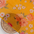 Golden Yellow Floral Pure Georgette Printed Fabric – pg 0 ta08277p6 110 golden yellow floral pure georgette printed fabric 2