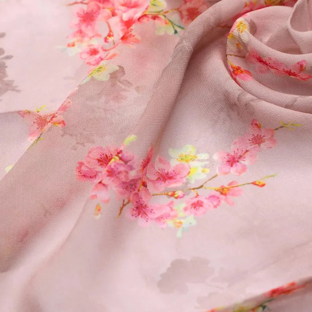 Ditsy Cool Summer Pattern Digital Printed Fabric - Pure Georgette – pg 0 ta08283p1 110 ditsy cool summer pattern digital printed fabric pure georgette 3