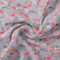 Tiny Pink Violet Floral Flower Digital Printed Fabric - Pure Georgette – pg 0 ta08283p4 110 tiny pink violet floral flower digital printed fabric pure georgette 1