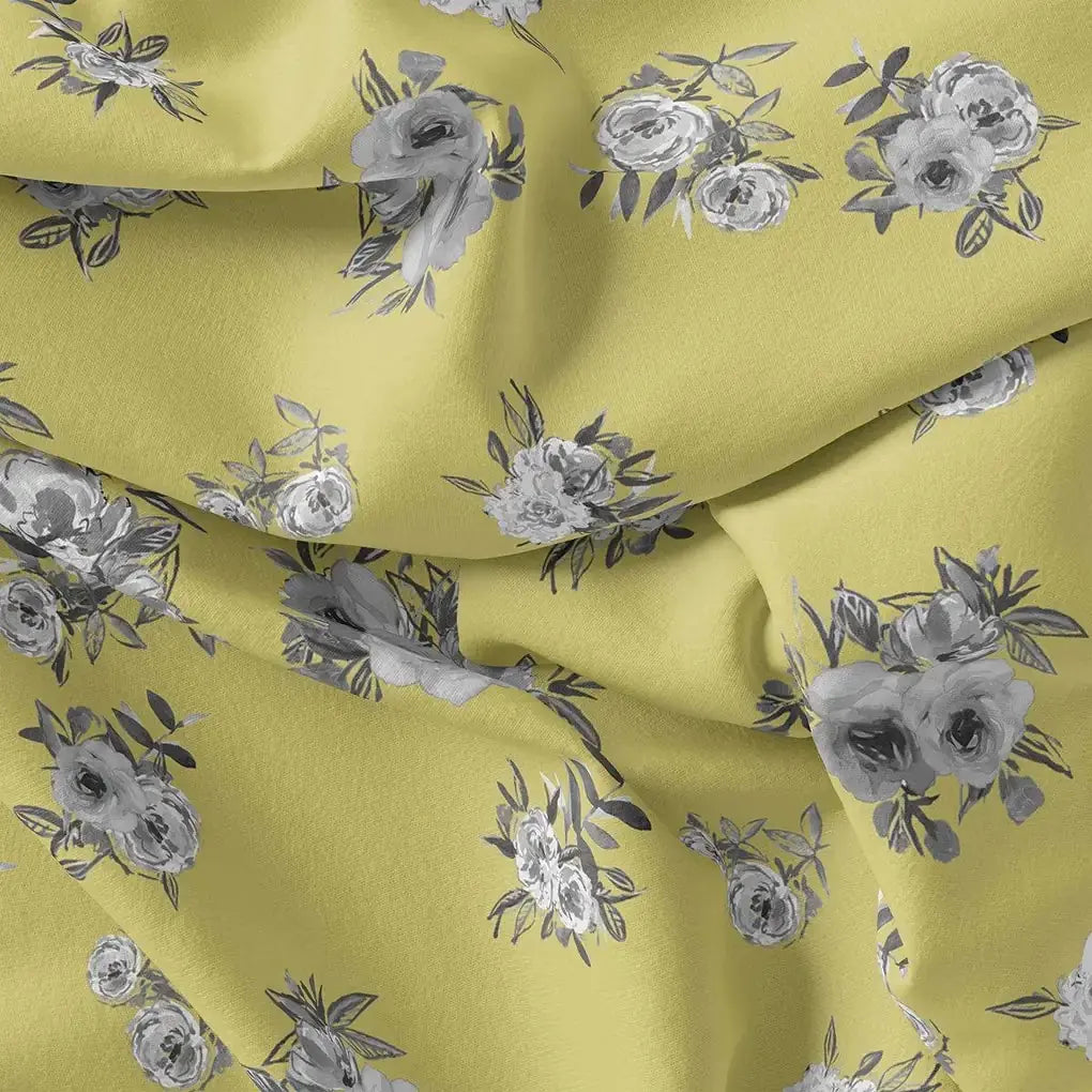 Vintage Art Of Flower Digital Printed Fabric - Pure Georgette – pg 0 ta08289p3 110 vintage art of flower digital printed fabric pure georgette 3