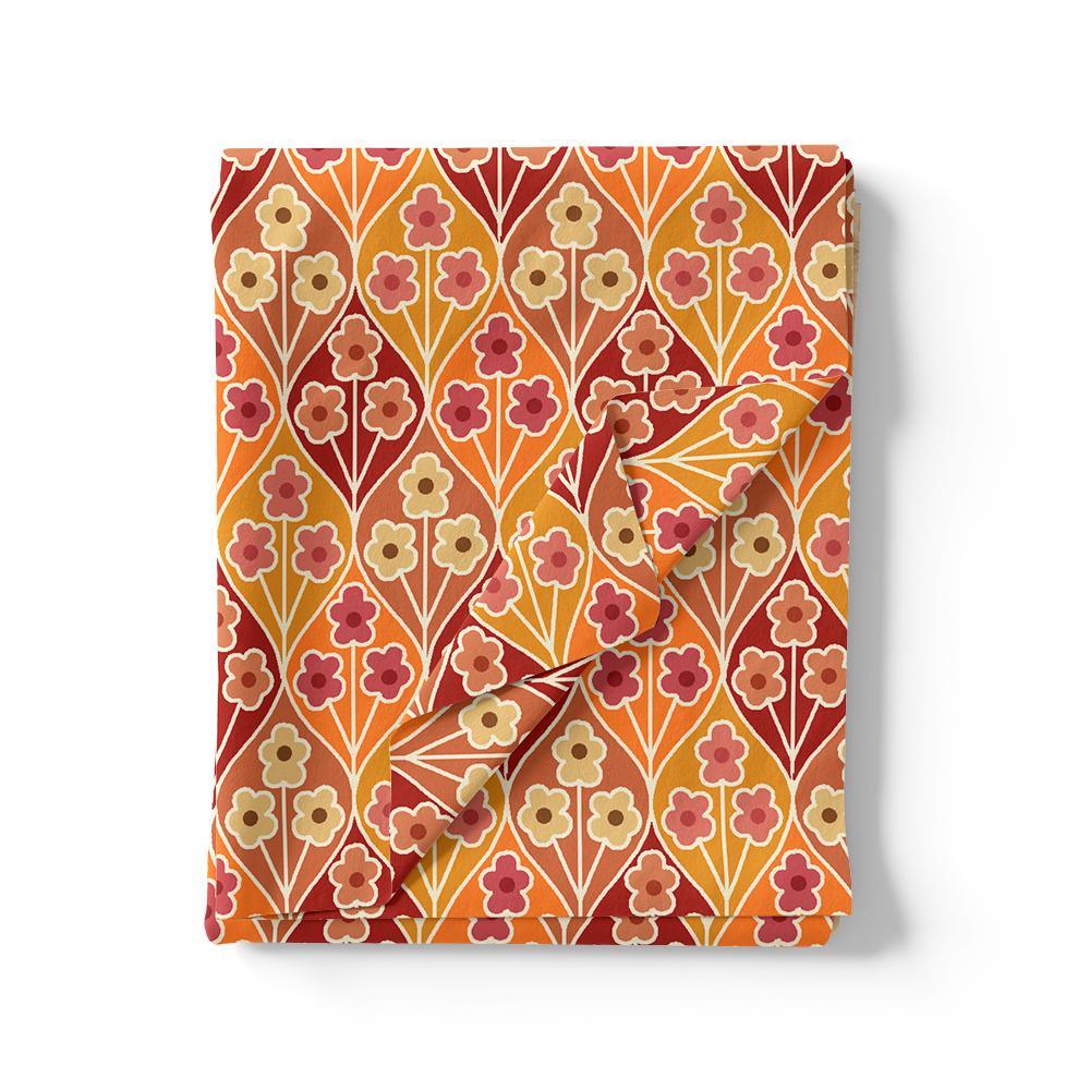 Little Three Colour Allamanda Flower Digital Printed Fabric - Pure Georgette – pg 0 ta08290p4 110 little three colour allamanda flower digital printed fabric pure georgette 3