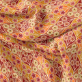 Little Three Colour Allamanda Flower Digital Printed Fabric - Pure Georgette – pg 0 ta08290p4 110 little three colour allamanda flower digital printed fabric pure georgette 4