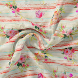 Decorative Watercolour Spring Floral Digital Printed Fabric - Pure Georgette – pg 0 ta08315p 110 decorative watercolour spring floral digital printed fabric pure georgette 1