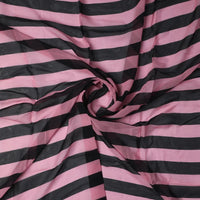 Bayadere Stripes Black With Pink Digital Printed Fabric - Pure Georgette – pg 0 ta08373 110 bayadere stripes black with pink digital printed fabric pure georgette 1
