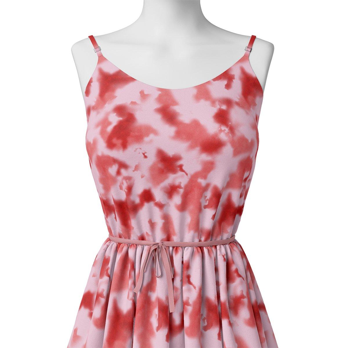 Watercolour Colour Red Spot Digital Printed Fabric - Pure Georgette – pg 0 ta08474p2 110 watercolour colour red spot digital printed fabric pure georgette 2