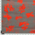 Tulips Roses With Orange Colour Digital Printed Fabric - Pure Georgette – pg 0 ta08519 110 tulips roses with orange colour digital printed fabric pure georgette 4