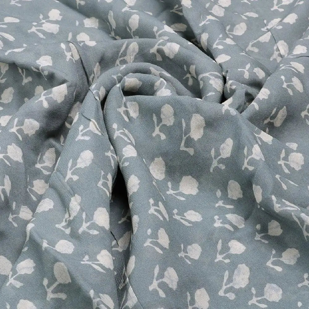 Iris Small Flower Digital Printed Fabric - Pure Georgette – pg 0 ta08529 110 iris small flower digital printed fabric pure georgette 4