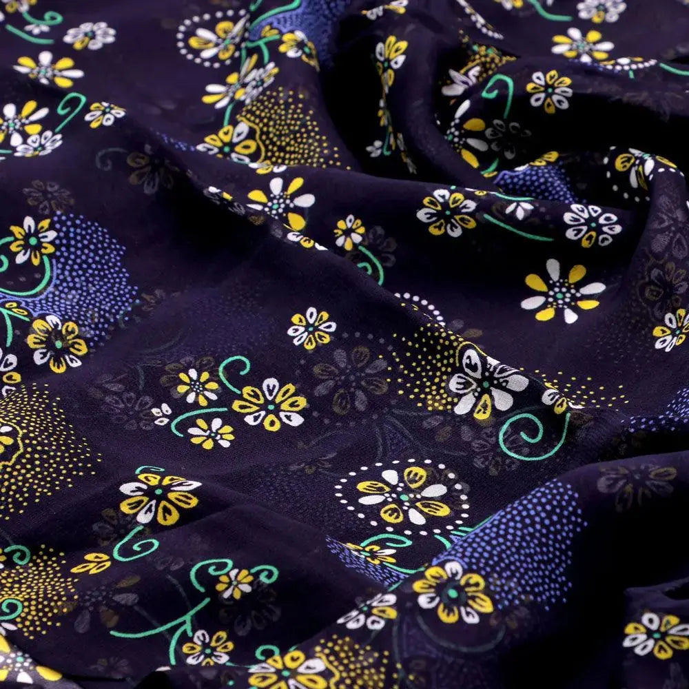 Royal Orchid Ditsy Digital Printed Fabric - Pure Georgette – pg 0 ta08543 110 royal orchid ditsy digital printed fabric pure georgette 3