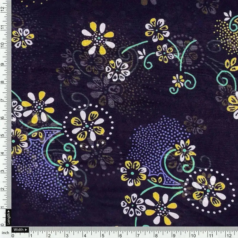 Royal Orchid Ditsy Digital Printed Fabric - Pure Georgette – pg 0 ta08543 110 royal orchid ditsy digital printed fabric pure georgette 4