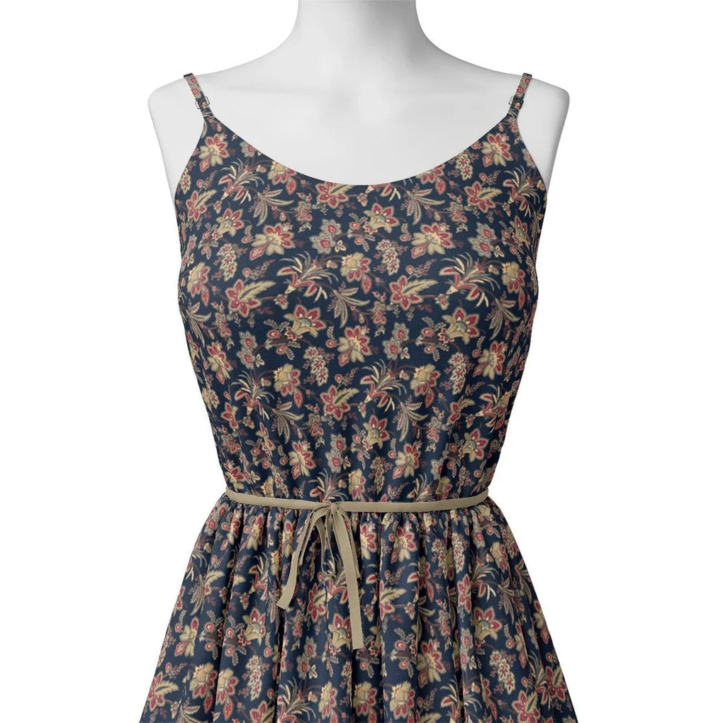 Decorative Jacobean Bluish Digital Printed Fabric - Pure Georgette – pg 0 ta08553 110 decorative jacobean bluish digital printed fabric pure georgette 2