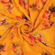 Golden Yellow Flower Printed Pure Georgette Fabric Material – pg 0 ta08674p10 110 golden yellow flower printed pure georgette fabric material 1