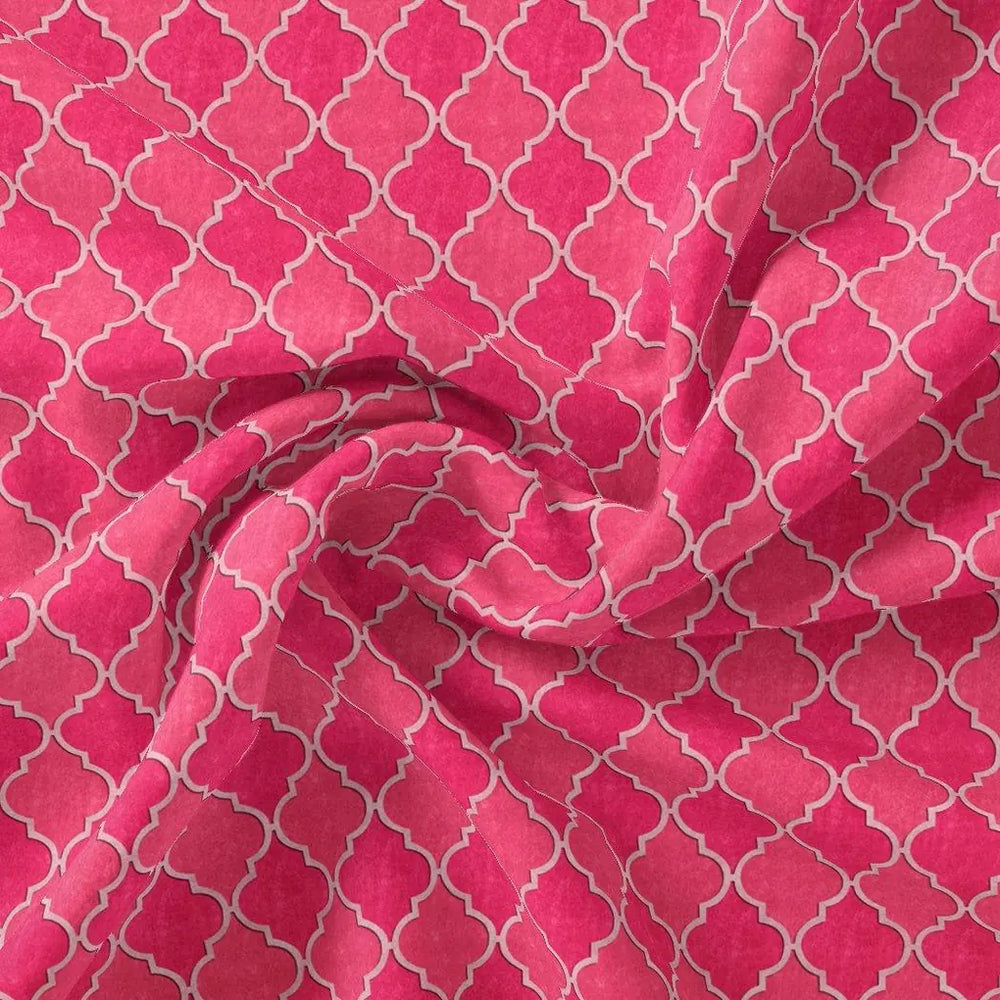 Geometry Rendered in Tones of Pink