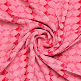 Lattice Star Patterns Digital Printed Fabric - Pure Georgette – pg 0 ta08735 110 lattice star patterns digital printed fabric pure georgette 1