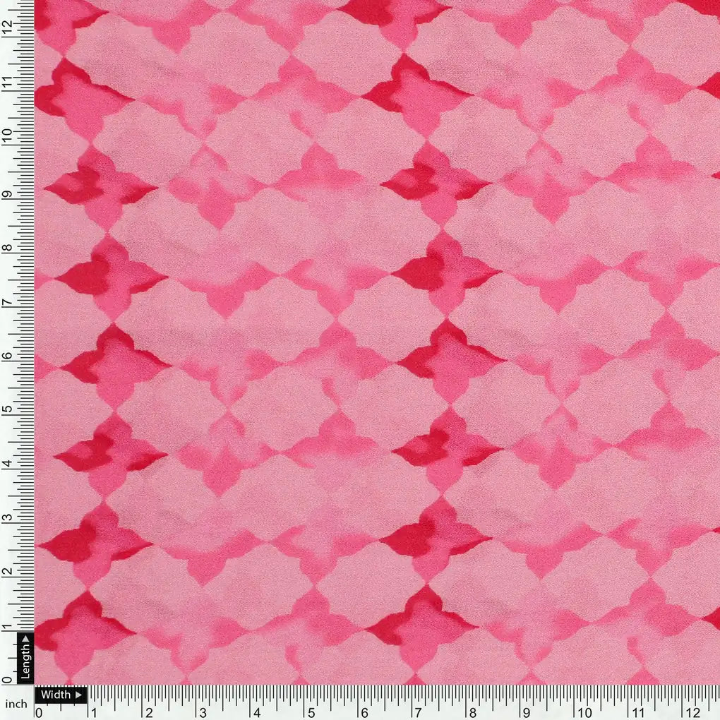 Lattice Star Patterns Digital Printed Fabric - Pure Georgette – pg 0 ta08735 110 lattice star patterns digital printed fabric pure georgette 4