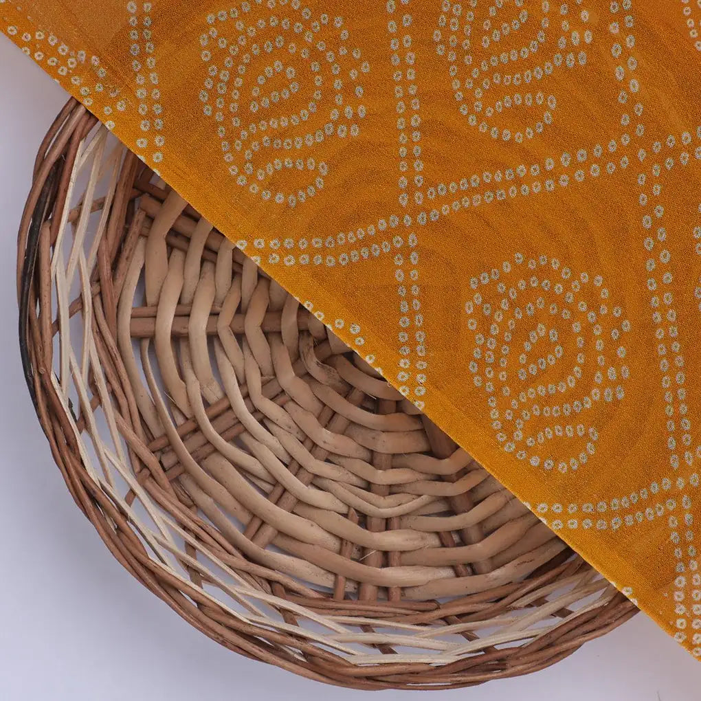Creative Yellow Doted Seamless Digital Printed Fabric - Pure Georgette – pg 0 ta08750 110 creative yellow doted seamless digital printed fabric pure georgette 2