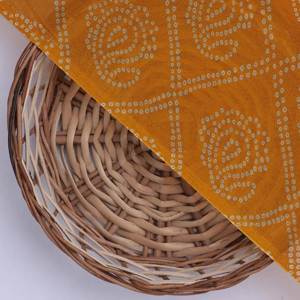 Creative Yellow Doted Seamless Digital Printed Fabric - Pure Georgette – pg 0 ta08750 110 creative yellow doted seamless digital printed fabric pure georgette 2 - alternate view