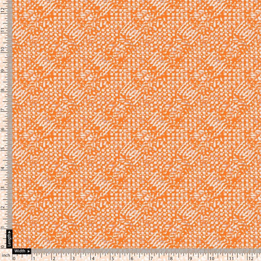 Tiny Orange Seamless Repeat Digital Printed Fabric - Pure Georgette – pg 0 ta08805 110 tiny orange seamless repeat digital printed fabric pure georgette 4