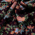 Lovely Roses Embroidery Brunch Digital Printed Fabric - Pure Georgette – pg 0 ta08806 110 lovely roses embroidery brunch digital printed fabric pure georgette 3
