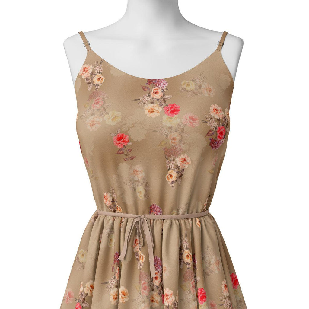 Coffee Floral Printed Pure Georgette Fabric Material – pg 0 ta08834p18 110 coffee floral printed pure georgette fabric material 2