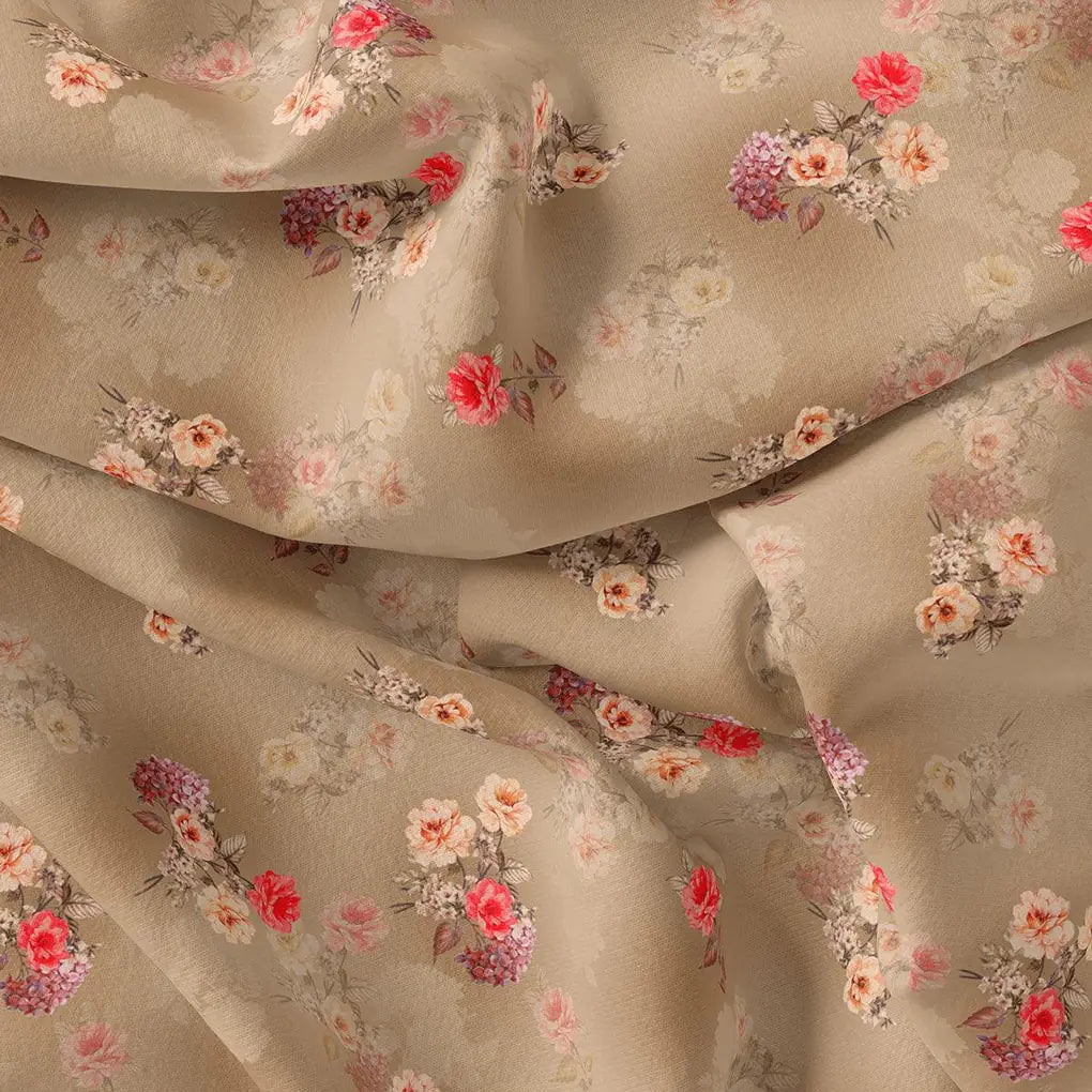 Coffee Floral Printed Pure Georgette Fabric Material – pg 0 ta08834p18 110 coffee floral printed pure georgette fabric material 4