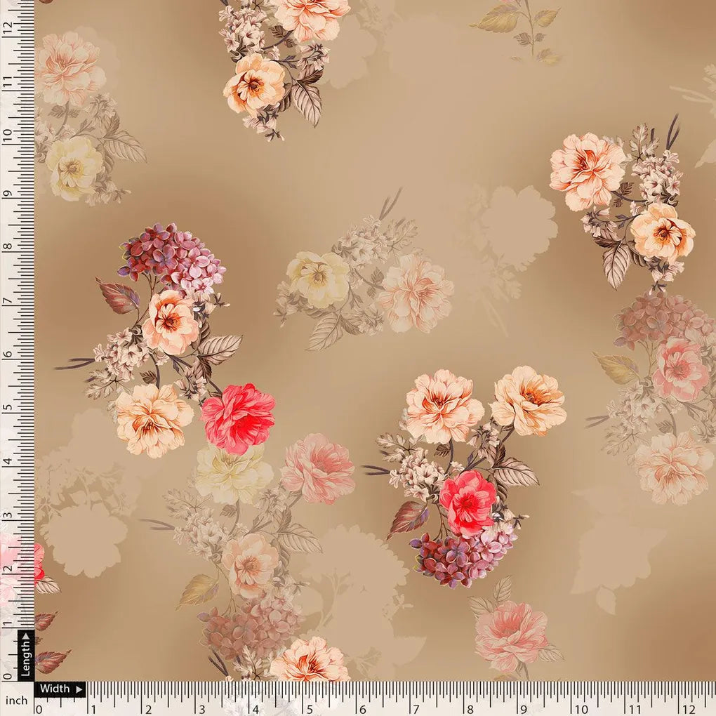 Coffee Floral Printed Pure Georgette Fabric Material – pg 0 ta08834p18 110 coffee floral printed pure georgette fabric material 5