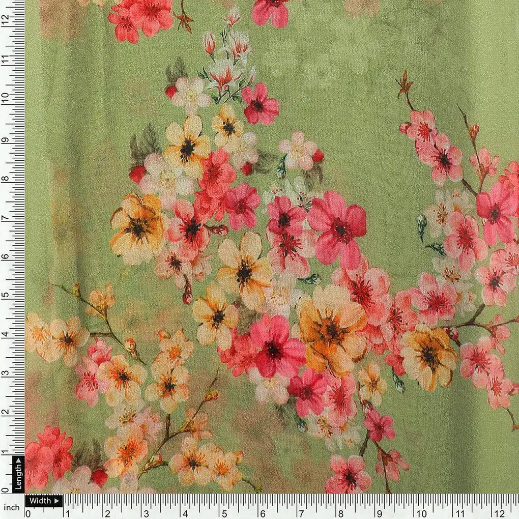 Multi Colour Tiny Beautiful Chintz Printed Fabric - Pure Georgette – pg 0 ta08843 110 multi colour tiny beautiful chintz printed fabric pure georgette 4