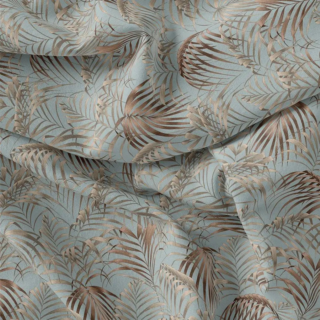 Tropical Garden Leaves Digital Printed Fabric - Pure Georgette – pg 0 ta08896 110 tropical garden leaves digital printed fabric pure georgette 3