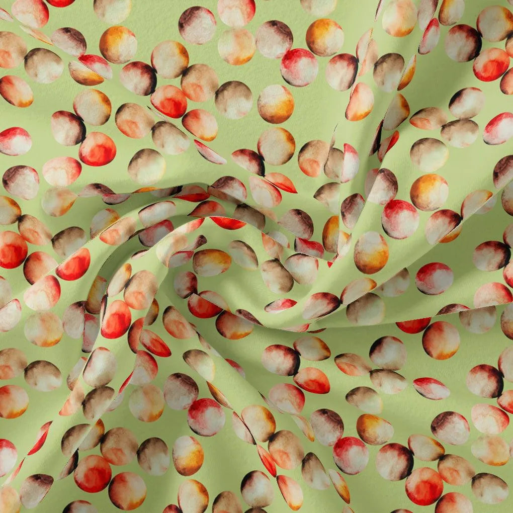 Pista Green Polka Dot Printed Pure Georgette Fabric Material – pg 0 ta08897p4 110 pista green polka dot printed pure georgette fabric material 1