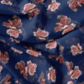 Valvet Blue Background With Creamy Roses Digital Printed Fabric - Pure Georgette – pg 0 ta08948p1 110 valvet blue background with creamy roses digital printed fabric pure georgette 4