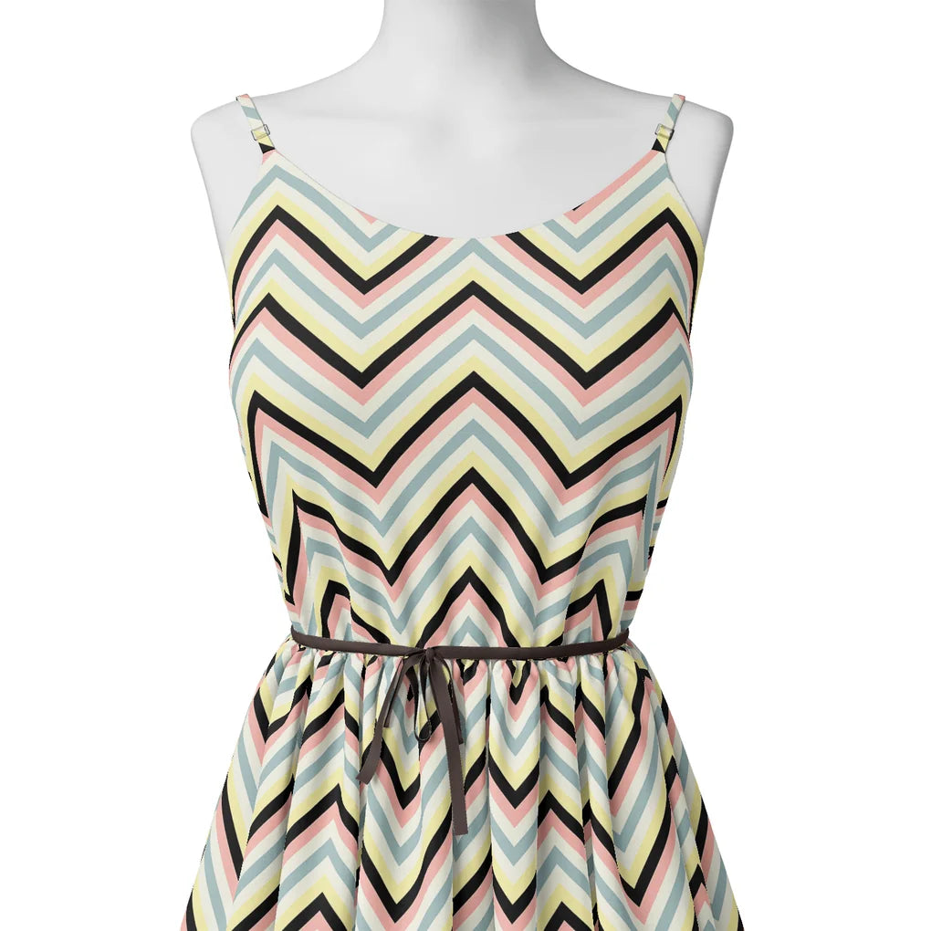 Trending Multicolor Zigzag Digital Printed Fabric - Pure Georgette – pg 0 ta08993p2 110 trending multicolor zigzag digital printed fabric pure georgette 2