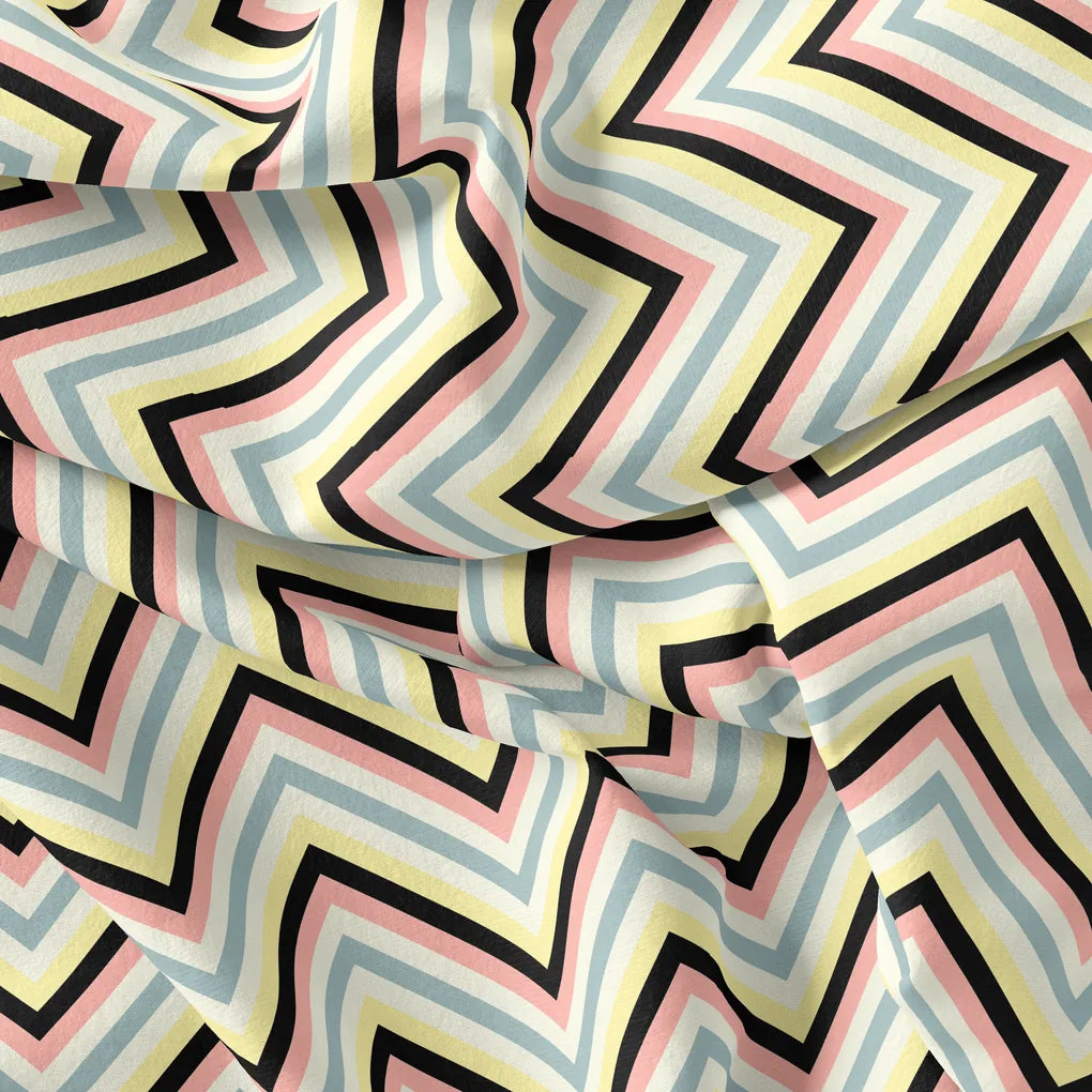 Trending Multicolor Zigzag Digital Printed Fabric - Pure Georgette – pg 0 ta08993p2 110 trending multicolor zigzag digital printed fabric pure georgette 4