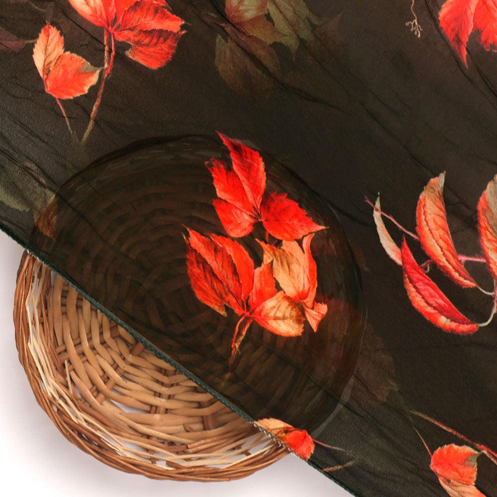 Green Leaves Pure Georgette Printed Fabric – pg 0 ta09238p1 110 green leaves pure georgette printed fabric 2