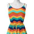 Rainbow Colour Strips Zigzag Digital Printed Fabric - Pure Georgette – pg 0 ta09262p6 110 rainbow colour strips zigzag digital printed fabric pure georgette 2