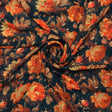 Coffee Floral Pure Georgette Printed Fabric – pg 0 ta09294p1 110 coffee floral pure georgette printed fabric 1