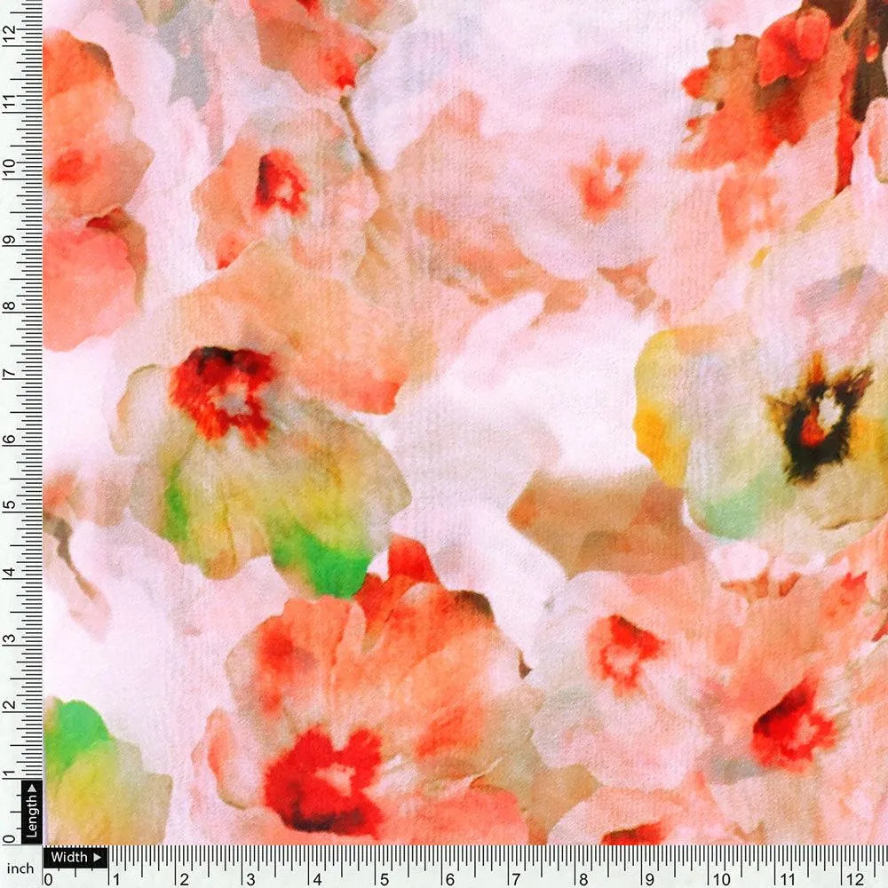 Cream Floral Pure Georgette Printed Fabric – pg 0 ta09311p4 110 cream floral pure georgette printed fabric 4